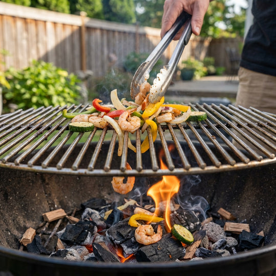 Grillorb™ | Stainless Steel Rolling Grill Basket