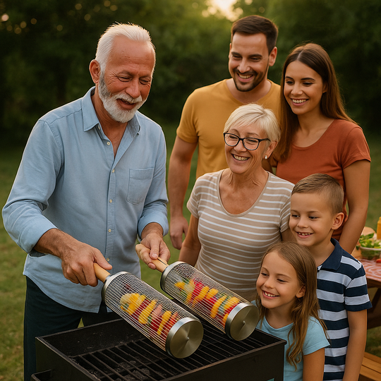 GrillOrb™ Rolling Basket Handle - Bastrova™