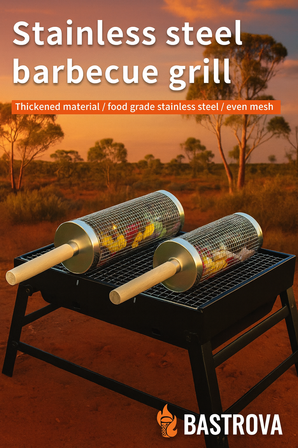 GrillOrb™ Rolling Basket Handle - Bastrova™