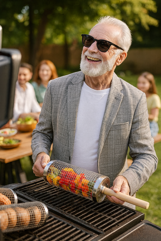 GrillOrb™ Rolling Basket Handle - Bastrova™