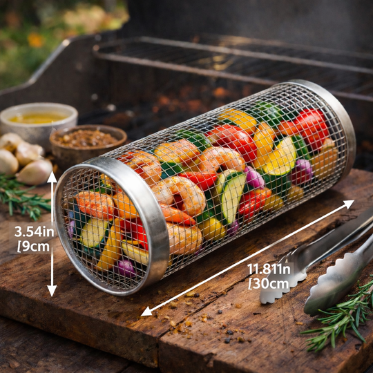 Grillorb™ Rolling Basket
