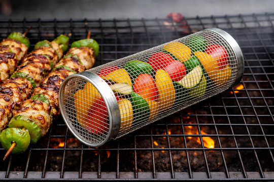 Grillorb™ Rolling Basket