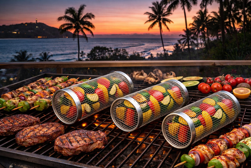 Grillorb™ Rolling Basket