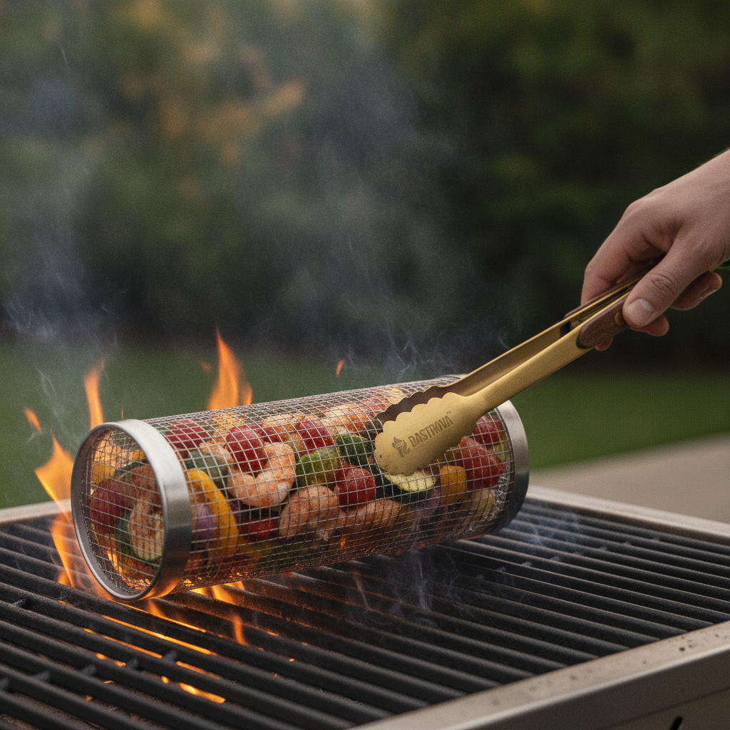 Grillorb™ Rolling Basket