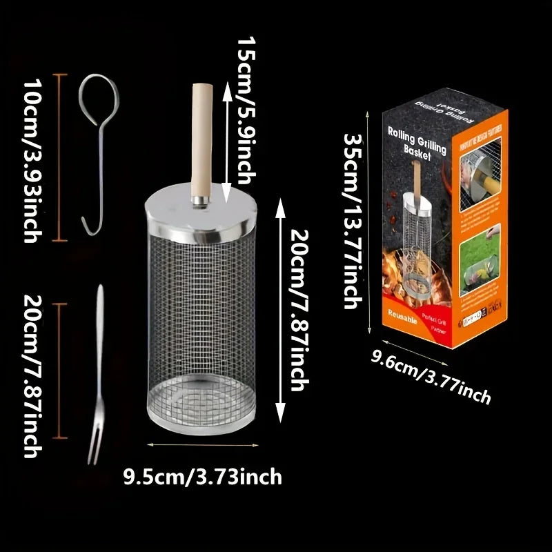 GrillOrb™ Rolling Basket Handle - Bastrova™